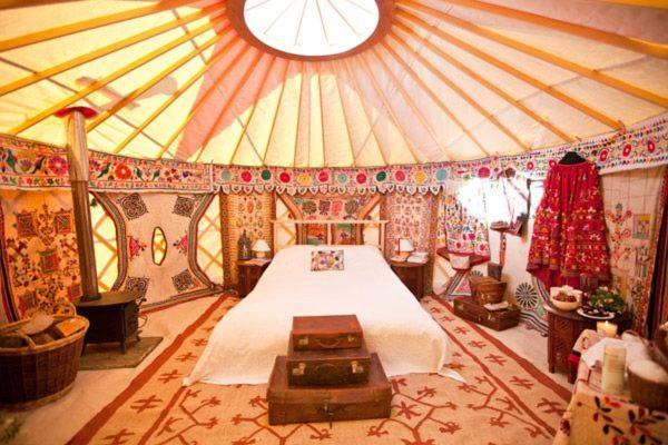 Festival Yurts Hay-On-Wye Hotel Buitenkant foto