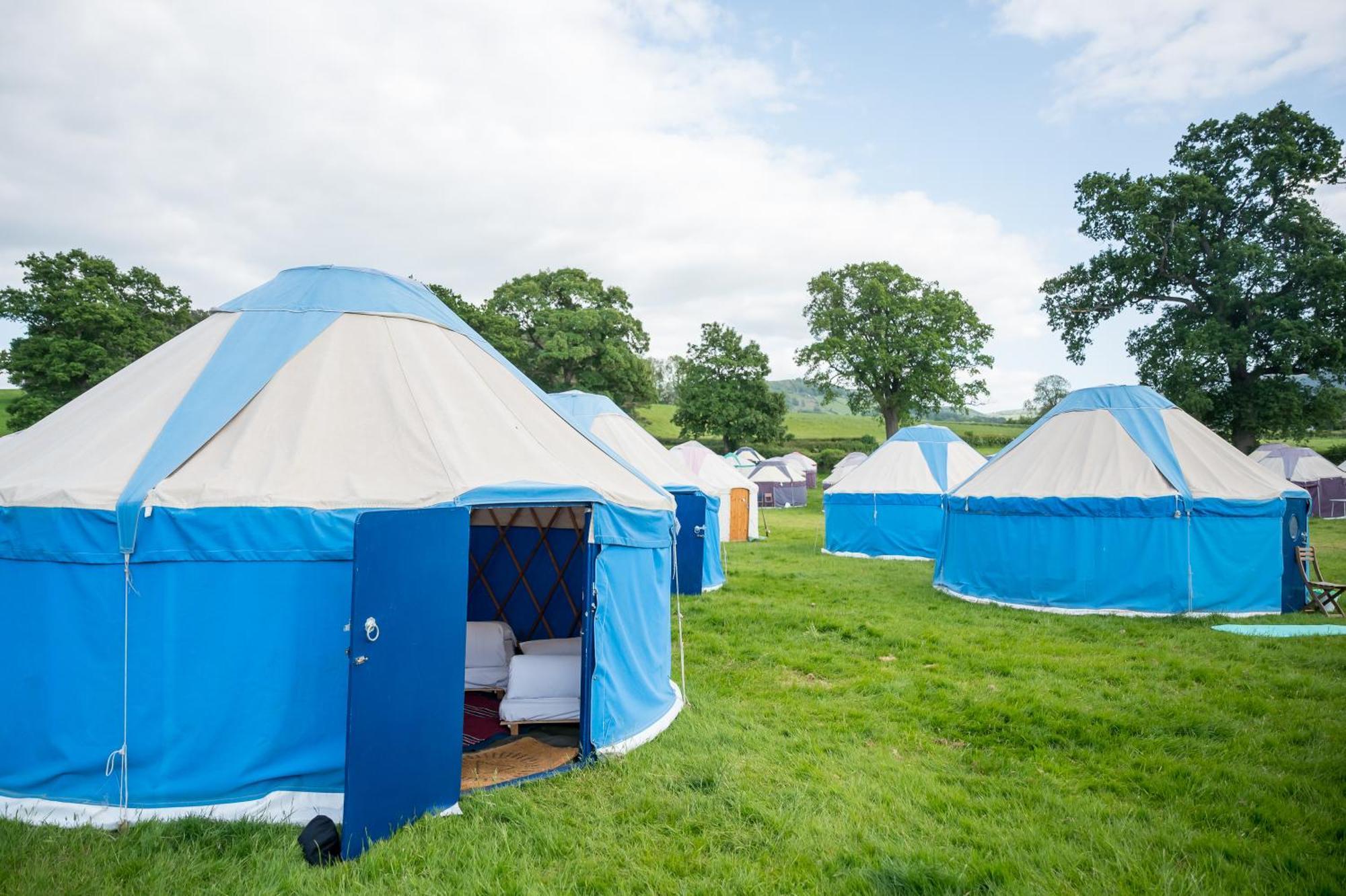 Festival Yurts Hay-On-Wye Hotel Buitenkant foto