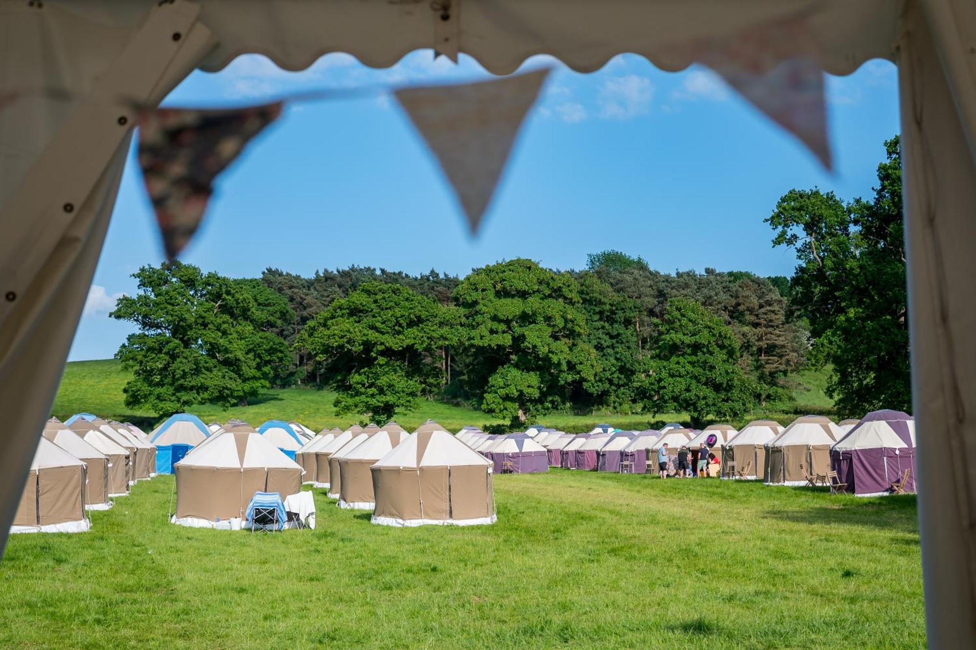 Festival Yurts Hay-On-Wye Hotel Buitenkant foto